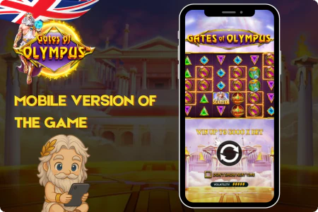 Playing Gates of Olympus on a mobile device